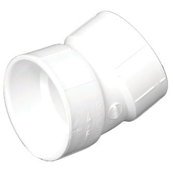 Charlotte Pipe And Foundry Charlotte Pipe Schedule 40 2 in. Hub X 2 in. D Hub PVC Elbow 1 pk PVC003240800 - main